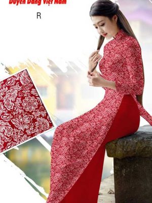 Vải áo dài hoa đều mới ra AD H11328 24 1591240345 104 vai ao dai vai ao dai dep ad