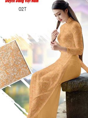 Vải áo dài hoa đều mới ra AD H11328 26 1591240345 521 vai ao dai vai ao dai dep ad
