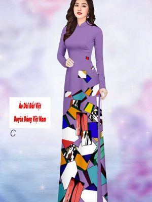 Vải áo dài hoa văn kiểu mới AD H14554 23 1591240581 835 vai ao dai vai ao dai dep ad