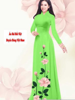 Vải áo dài hoa 3D kiểu mới AD T7549 33 1591240821 712 vai ao dai vai ao dai dep ad