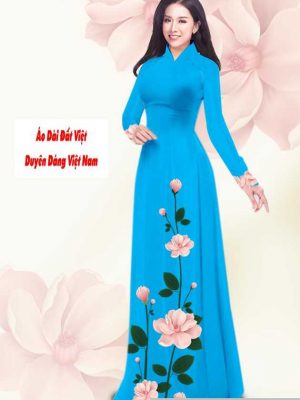 Vải áo dài hoa 3D kiểu mới AD T7549 39 1591240822 313 vai ao dai vai ao dai dep ad