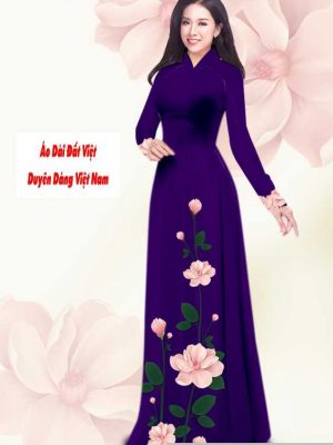 Vải áo dài hoa 3D kiểu mới AD T7549 36 1591240822 858 vai ao dai vai ao dai dep ad