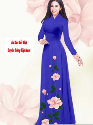 Vải áo dài hoa 3D kiểu mới AD T7549 44 1591240823 51 vai ao dai vai ao dai dep ad
