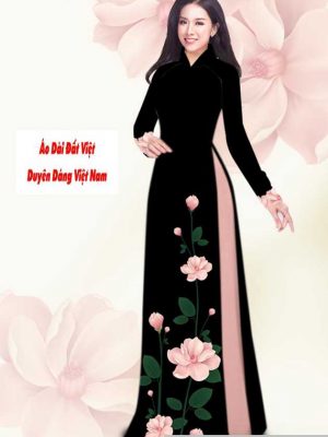 Vải áo dài hoa 3D kiểu mới AD T7549 42 1591240823 710 vai ao dai vai ao dai dep ad