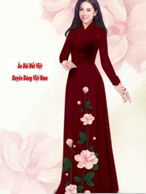 Vải áo dài hoa 3D kiểu mới AD T7549 43 1591240823 77 vai ao dai vai ao dai dep ad