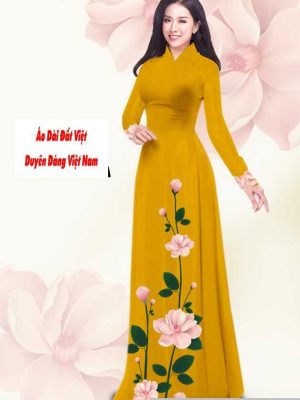 Vải áo dài hoa 3D kiểu mới AD T7549 40 1591240823 994 vai ao dai vai ao dai dep ad