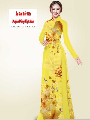 Vải áo dài hoa sen vàng mới ra AD T7548 31 1591240940 21 vai ao dai vai ao dai dep ad