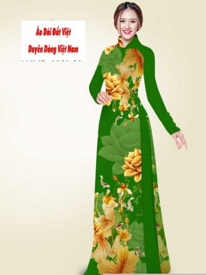 Vải áo dài hoa sen vàng mới ra AD T7548 42 1591240941 119 vai ao dai vai ao dai dep ad