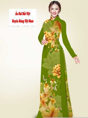 Vải áo dài hoa sen vàng mới ra AD T7548 47 1591240942 622 vai ao dai vai ao dai dep ad