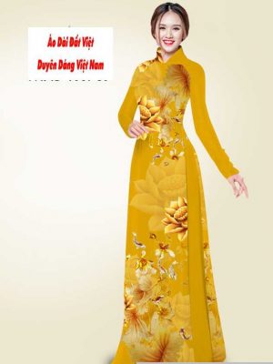 Vải áo dài hoa sen vàng mới ra AD T7548 46 1591240942 840 vai ao dai vai ao dai dep ad