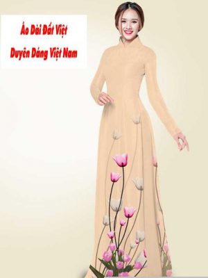 Vải áo dài hoa ly kiểu mới AD T7546 30 1591241066 103 vai ao dai vai ao dai dep ad