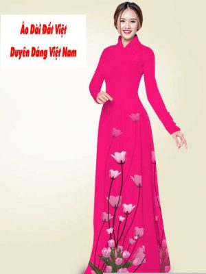 Vải áo dài hoa ly kiểu mới AD T7546 34 1591241066 637 vai ao dai vai ao dai dep ad