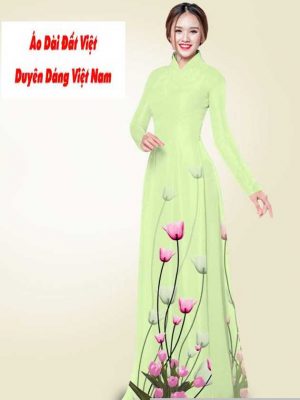 Vải áo dài hoa ly kiểu mới AD T7546 37 1591241067 148 vai ao dai vai ao dai dep ad