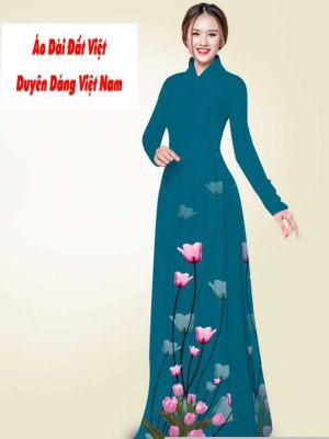 Vải áo dài hoa ly kiểu mới AD T7546 39 1591241067 467 vai ao dai vai ao dai dep ad
