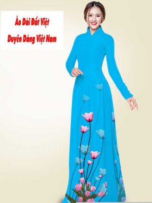 Vải áo dài hoa ly kiểu mới AD T7546 46 1591241068 915 vai ao dai vai ao dai dep ad