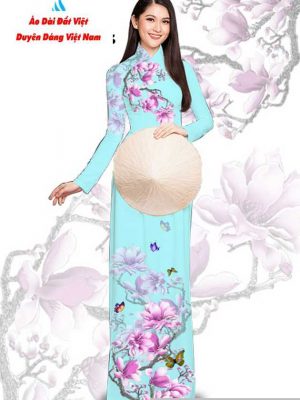 Vải áo dài hoa in 3D mới ra AD T7543 44 1591241187 30 vai ao dai vai ao dai dep ad