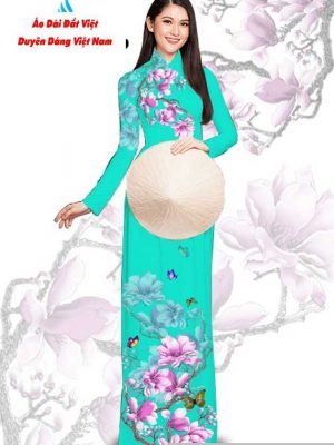 Vải áo dài hoa in 3D mới ra AD T7543 50 1591241188 592 vai ao dai vai ao dai dep ad