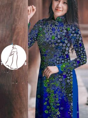 Vải áo dài hoa đều kiểu mới AD T7545 17 1591241305 248 vai ao dai vai ao dai dep ad