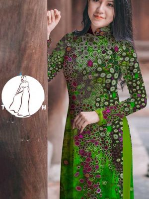 Vải áo dài hoa đều kiểu mới AD T7545 14 1591241305 258 vai ao dai vai ao dai dep ad
