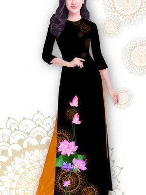 Vải áo dài hoa sen thiết kế 2020 AD T7539 33 1591241545 154 vai ao dai vai ao dai dep ad