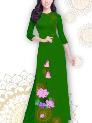 Vải áo dài hoa sen thiết kế 2020 AD T7539 36 1591241546 682 vai ao dai vai ao dai dep ad