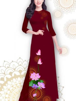 Vải áo dài hoa sen thiết kế 2020 AD T7539 35 1591241546 790 vai ao dai vai ao dai dep ad