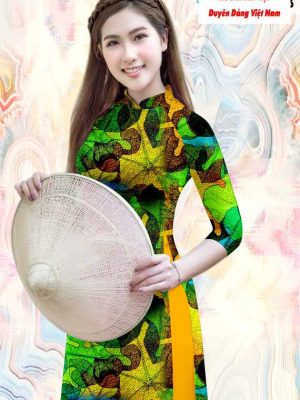 Vải áo dài hoa văn kiểu mới AD T7200 10 1591241660 258 vai ao dai vai ao dai dep ad