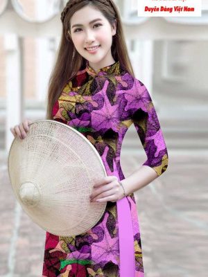 Vải áo dài hoa văn kiểu mới AD T7200 14 1591241661 81 vai ao dai vai ao dai dep ad