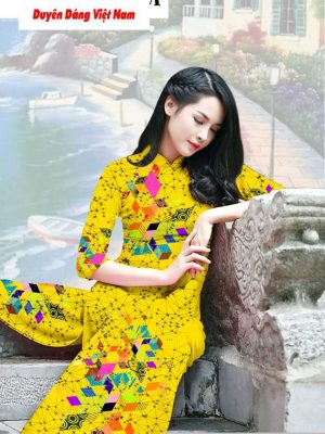 Vải áo dài hoa văn mới ra AD T7198 21 1591241780 748 vai ao dai vai ao dai dep ad