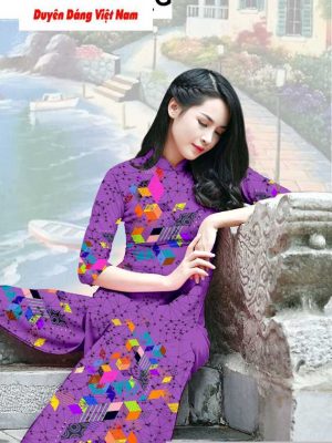 Vải áo dài hoa văn mới ra AD T7198 18 1591241780 803 vai ao dai vai ao dai dep ad