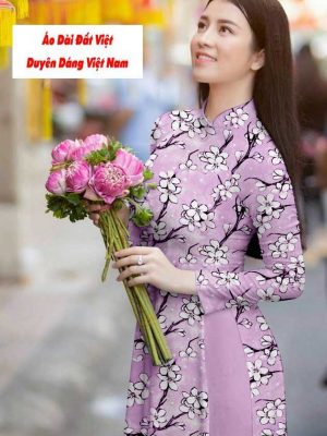 Vải áo dài hoa đều kiểu mới AD T7195 27 1591242022 907 vai ao dai vai ao dai dep ad