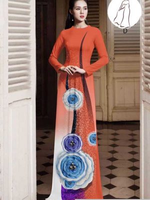 Vải áo dài hoa 3D thiết kế 2020 AD H10575 25 1591418434 189 vai ao dai vai ao dai dep ad