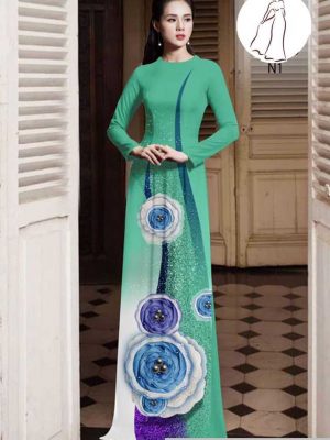 Vải áo dài hoa 3D thiết kế 2020 AD H10575 29 1591418436 100 vai ao dai vai ao dai dep ad