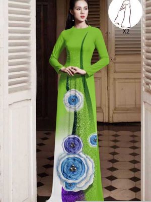 Vải áo dài hoa 3D thiết kế 2020 AD H10575 33 1591418436 681 vai ao dai vai ao dai dep ad