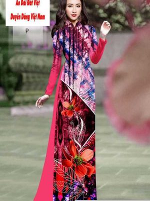 Vải áo dài hoa in 3D kiểu mới AD H10482 24 1591589829 889 vai ao dai vai ao dai dep ad