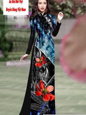 Vải áo dài hoa in 3D kiểu mới AD H10482 30 1591589830 10 vai ao dai vai ao dai dep ad