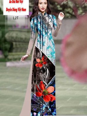 Vải áo dài hoa in 3D kiểu mới AD H10482 27 1591589830 50 vai ao dai vai ao dai dep ad