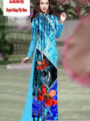 Vải áo dài hoa in 3D kiểu mới AD H10482 28 1591589830 845 vai ao dai vai ao dai dep ad