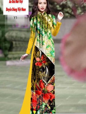 Vải áo dài hoa in 3D kiểu mới AD H10482 37 1591589831 496 vai ao dai vai ao dai dep ad