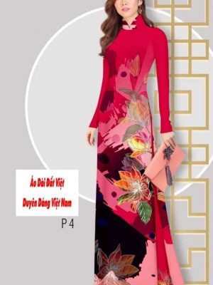 Vải áo dài hoa 3D kiểu mới AD B6604 22 1591589948 22 vai ao dai vai ao dai dep ad