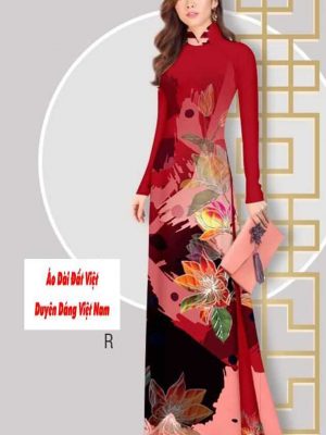 Vải áo dài hoa 3D kiểu mới AD B6604 32 1591589949 39 vai ao dai vai ao dai dep ad