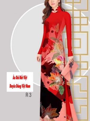 Vải áo dài hoa 3D kiểu mới AD B6604 35 1591589950 527 vai ao dai vai ao dai dep ad