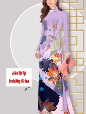 Vải áo dài hoa 3D kiểu mới AD B6604 36 1591589950 744 vai ao dai vai ao dai dep ad