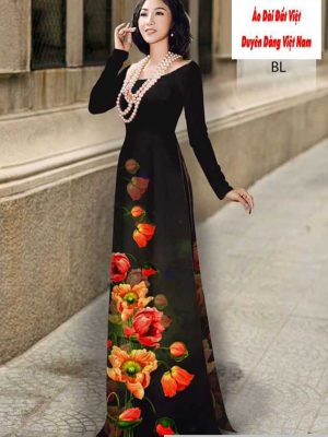 Vải áo dài hoa 3D thiết kế 2020 AD H10209 29 1591590197 235 vai ao dai vai ao dai dep ad