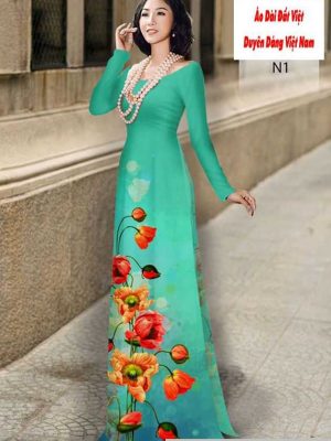 Vải áo dài hoa 3D thiết kế 2020 AD H10209 24 1591590197 265 vai ao dai vai ao dai dep ad