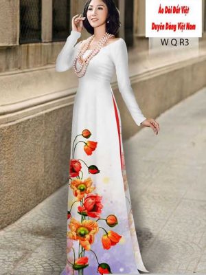 Vải áo dài hoa 3D thiết kế 2020 AD H10209 35 1591590198 394 vai ao dai vai ao dai dep ad