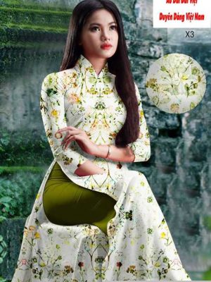 Vải áo dài hoa đều mới ra AD H10366 21 1591590313 1 vai ao dai vai ao dai dep ad