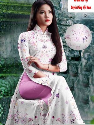 Vải áo dài hoa đều mới ra AD H10366 22 1591590313 795 vai ao dai vai ao dai dep ad