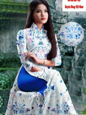Vải áo dài hoa đều mới ra AD H10366 25 1591590314 206 vai ao dai vai ao dai dep ad