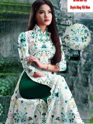 Vải áo dài hoa đều mới ra AD H10366 29 1591590314 409 vai ao dai vai ao dai dep ad